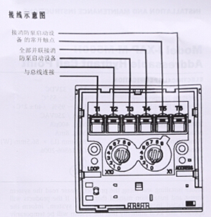 四,j-xap-m-m500h消火栓按钮安装接线 五,j-xap-m-m500h消火栓按钮