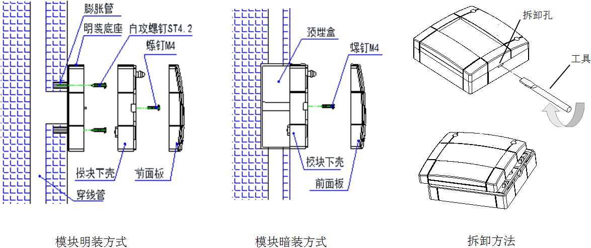 JSM-BK8001输入模块安装图