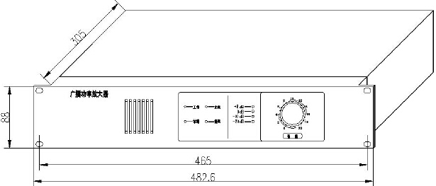 HY2733D功率放大器结构外观