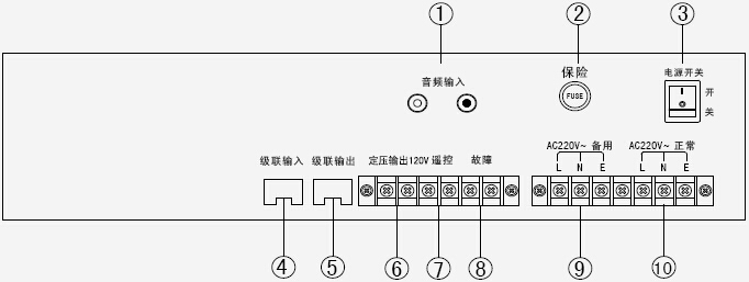 HY2733D功率放大器外部接线