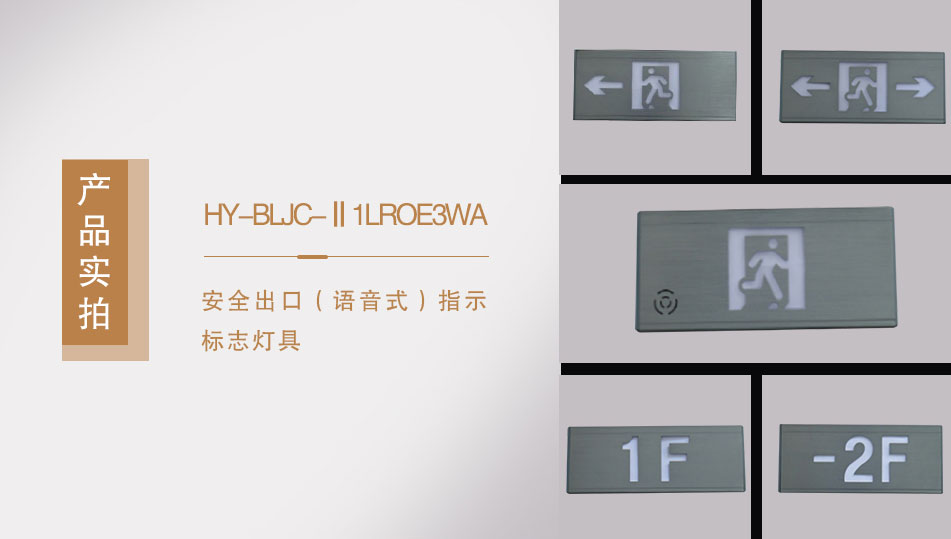 HY-BLJC-Ⅱ1LROE3WA安全出口（语音式）指示标志灯具 