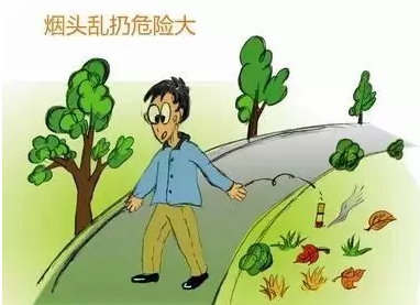 林区不要吸烟