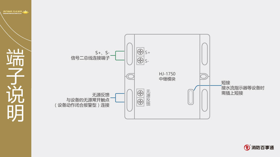 松江HJ-1750中继模块接线