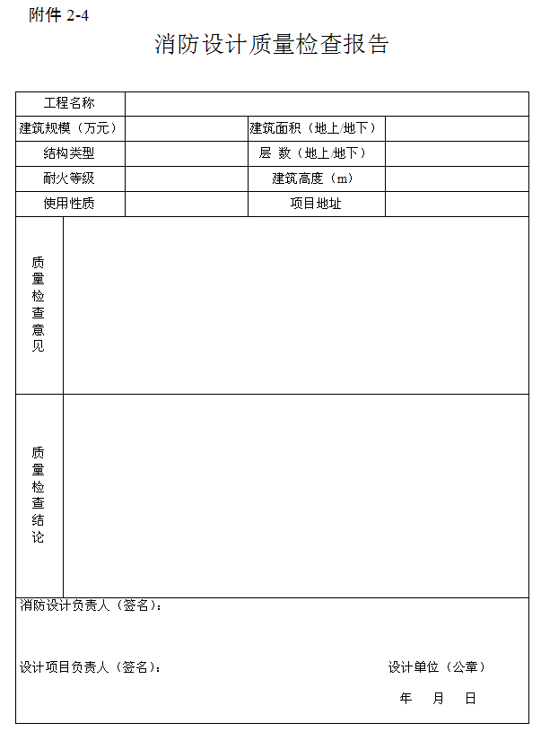 消防设计质量检查报告