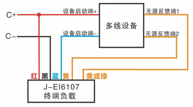 三江多线终端接线图图片