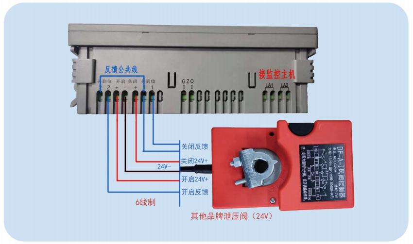 JF-F131消防应急疏散余压控制器接线图