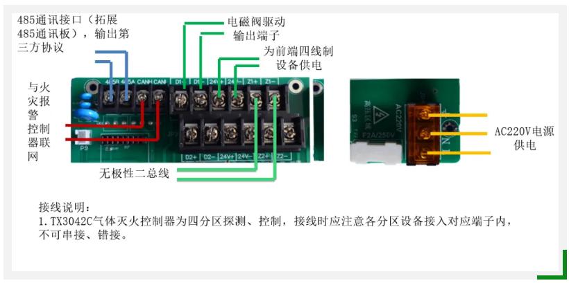 气体灭火控制器接线图