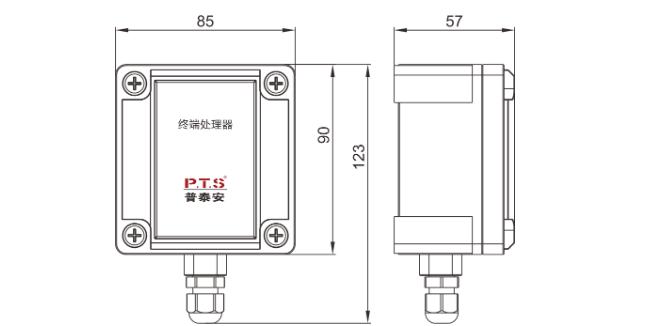 JTW-LD-PTA300/138终端处理器外形尺寸