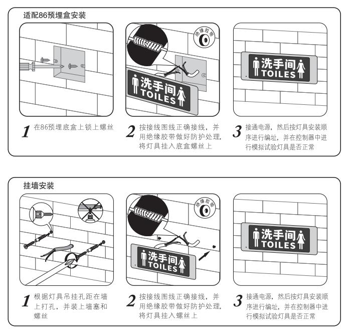 M-BLJC-1LROEⅡ1WQB4集中电源集中控制型消防应急标志灯具安装说明