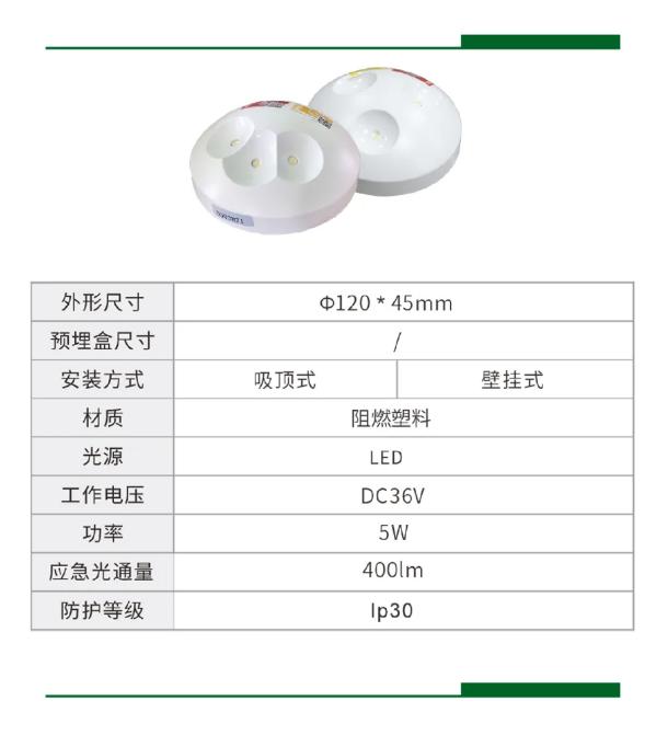 泰和安富为系列应急疏散系统照明灯具及参数