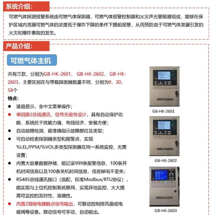 海康可燃气体报警系统安装调试指导文件