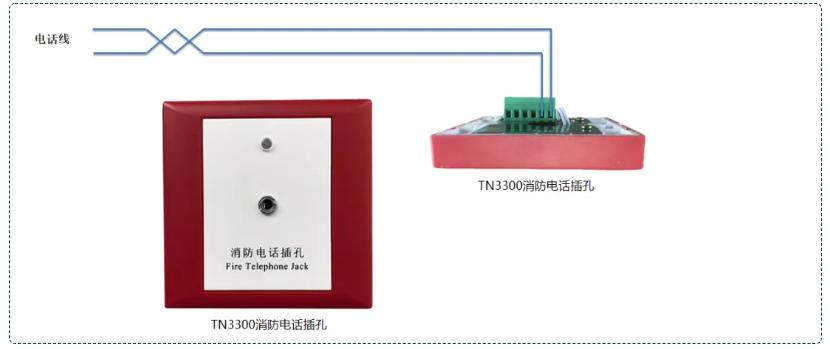 TN3300消防电话插孔接线图