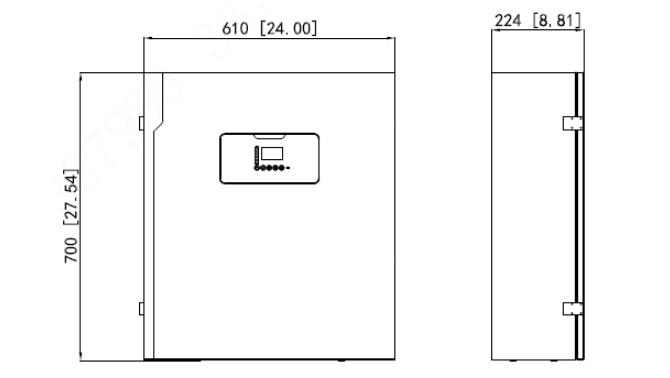 DH-D-0.6KVA-CP02应急照明集中电源外形尺寸