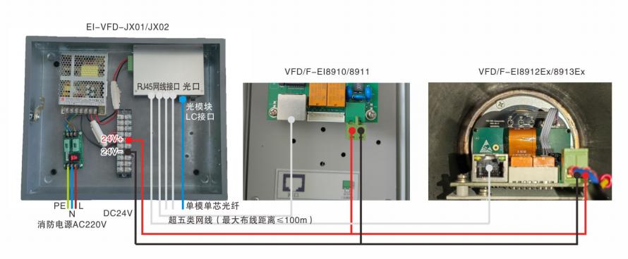 VFD/F-EI8910/VFD/F-EI8911图像型火灾探测器接线图