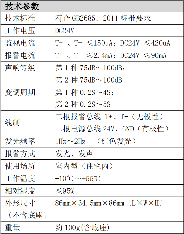 SM503型火灾声光警报器