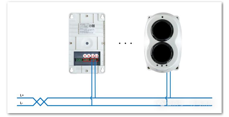 JTY-H-JBF4382C线型光束感烟火灾探测器二线制接线图