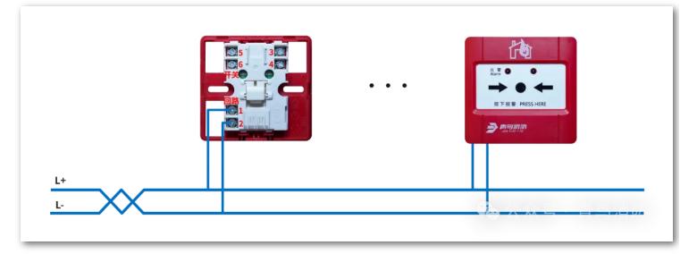 J-SAP-JBF4121B手动火灾报警按钮接线图