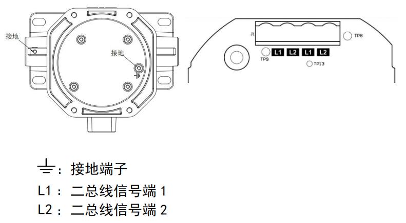 JB-FSD-A82G-Ex隔爆型火灾显示盘接线图