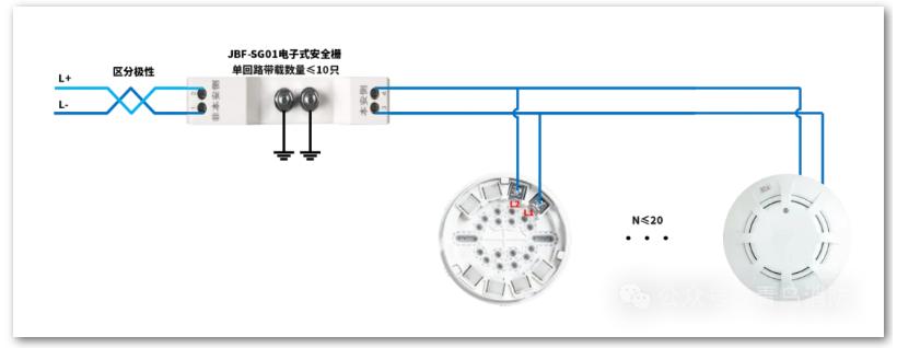 JTY-GD-JBF5100C-Ex点型光电感烟火灾探测器接线图