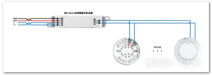 JTW-ZD-JBF5111C-Ex点型感温火灾探测器接线图