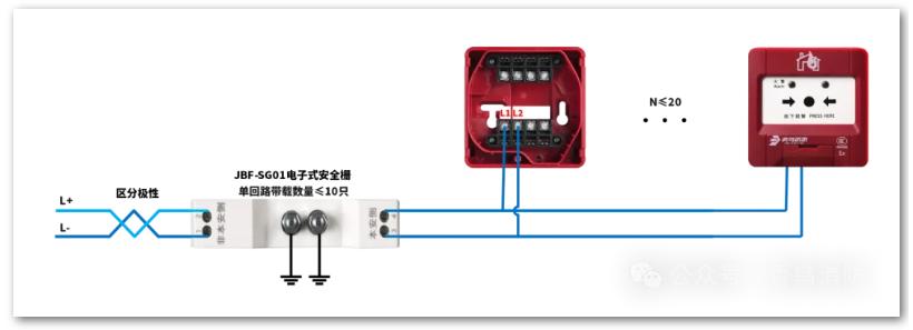 J-SAP-JBF4121A-Ex手动火灾报警按钮接线图