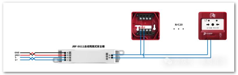 J-SAP-JBF4121A-Ex手动火灾报警按钮接线图