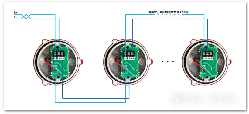 JTY-GD-JBF5100CG-Ex点型光电感烟火灾探测器接线图