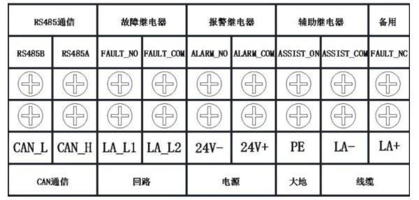 信号处理单元端子接线图