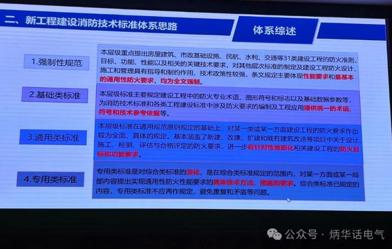 我国工程建设消防技术标准体系将有较大变化