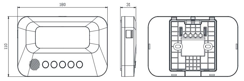 JB-FSD-A82型火灾显示盘外形尺寸