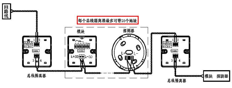 TF2016总线隔离器接线图