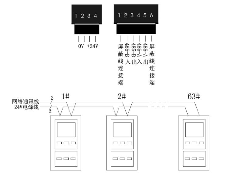 TF2151火灾显示盘接线图