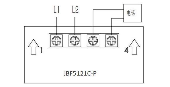 J-SAP-JBF5121C-P手动报警按钮接线图