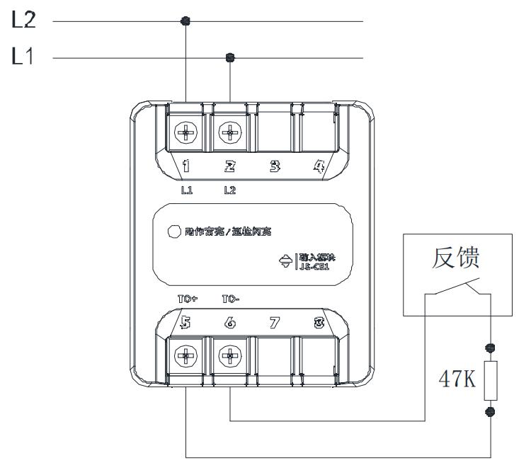 JS-C51型输入模块接线