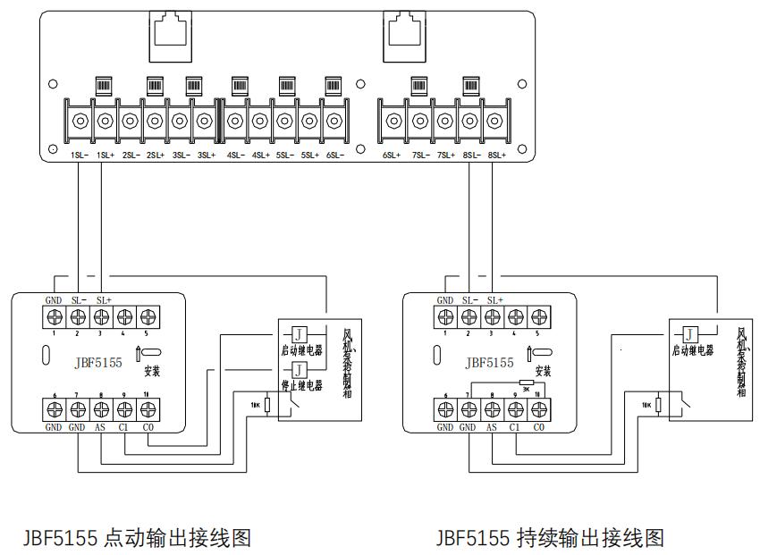 JBF-11SF-CD8D多线控制盘接线图