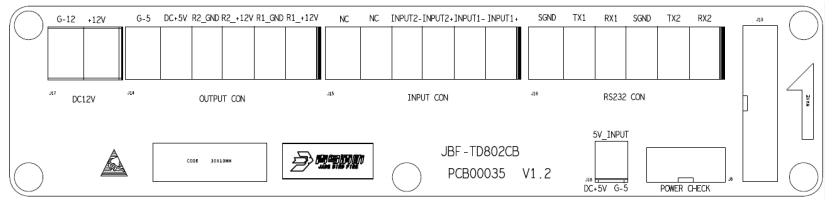 JBF-TD802传输设备接线端子