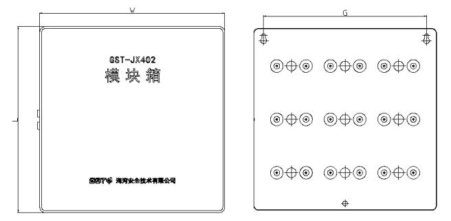 GST-JX402模块箱结构图