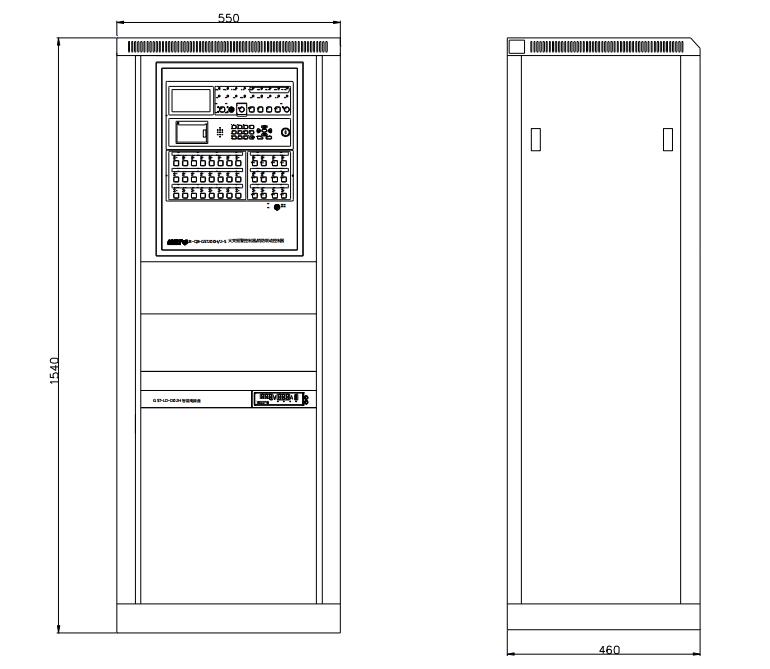 JB-QB-GST200H-S立柜式安装