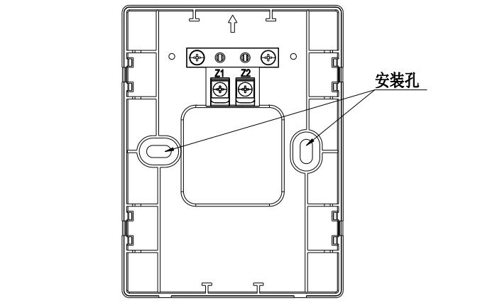 GST-HX-MN120C（EX）火灾声光警报器底壳示意图