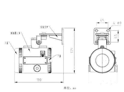 JTG-UM-GST9665双波段点型红外火焰探测器