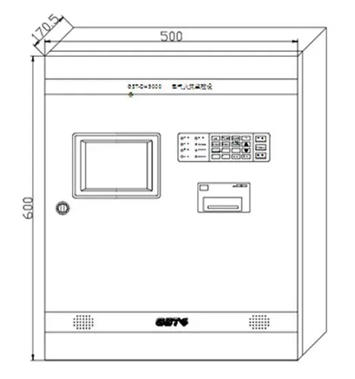 GST-DH9000壁挂式电气火灾监控设备