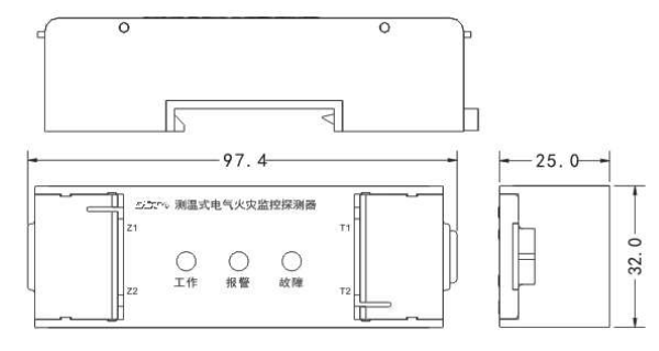 DH-GST-N3103测温式电气火灾监控探测器