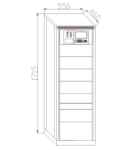 JB-KR-GSTN3200G可燃气体报警控制器外形尺寸