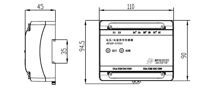 JBF62P-ATV2A1电压/电流信号传感器