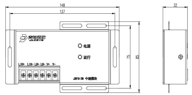 外形及安装示意图