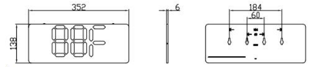 J-BLJC-1OEⅡ0.5W-12BLA集中电源集中控制型消防应急标志灯具外形尺寸