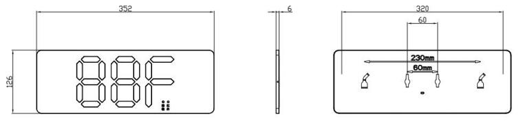 J-BLJC-1OEⅡ0.5W-12BDA可调楼层标志灯外形尺寸