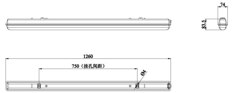 外形示意图