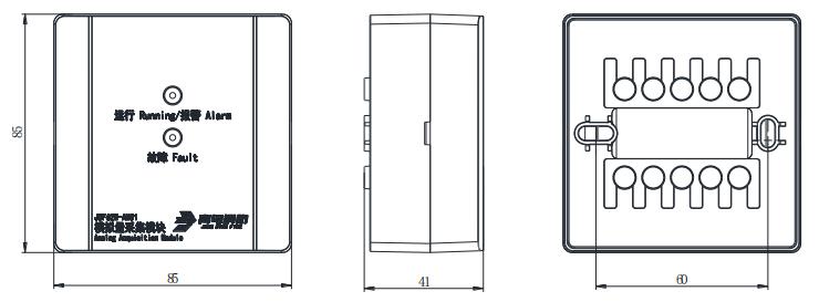 JBF62W-AM01模拟量采集模块外形尺寸