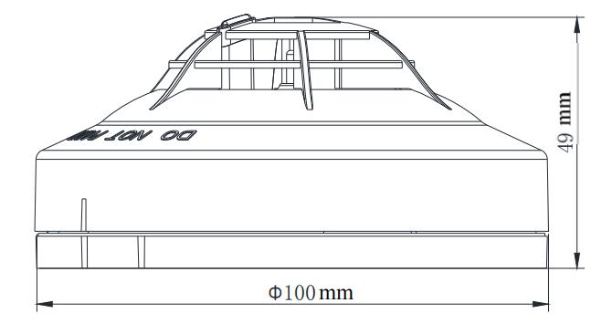 JTW-ZOF-TX3111A点型感温火灾探测器外形尺寸
